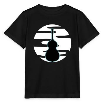 Contrebasse - T-shirt bio MINI CREATOR Stanley/Stella Enfant - noir - Devant - Mikhail (115cm)