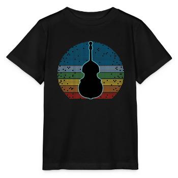Contrebasse - T-shirt bio MINI CREATOR Stanley/Stella Enfant - noir - Devant - Mikhail (115cm)