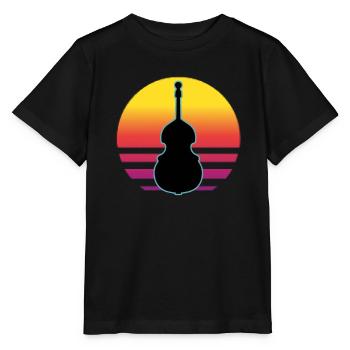 Contrebasse - T-shirt bio MINI CREATOR Stanley/Stella Enfant - noir - Devant - Mikhail (115cm)