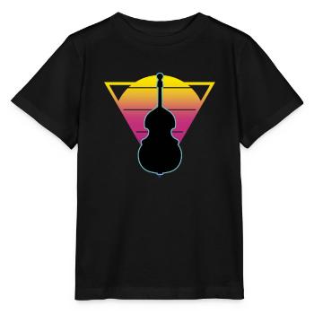 Contrebasse - T-shirt bio MINI CREATOR Stanley/Stella Enfant - noir - Devant - Mikhail (115cm)
