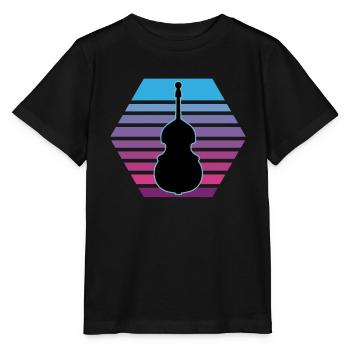 Contrebasse - T-shirt bio MINI CREATOR Stanley/Stella Enfant - noir - Devant - Mikhail (115cm)