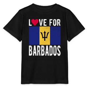 Barbados Souvenir - Stanley/Stella MINI CREATOR Kids’ T-Shirt - black - Front - Mikhail (115cm)