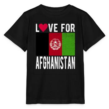 Afghanistan Souvenir - Stanley/Stella Kinder T-Shirt MINI CREATOR  - Schwarz - Vorne - Mikhail (115cm)
