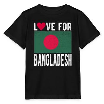 Bangladesh Souvenir - T-shirt bio MINI CREATOR Stanley/Stella Enfant - noir - Devant - Mikhail (115cm)