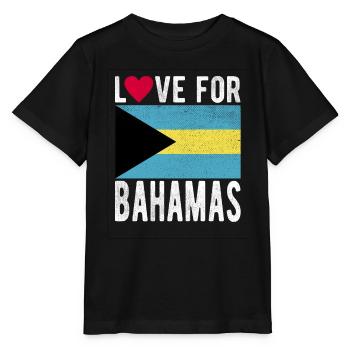 Bahamas Souvenir - Stanley/Stella MINI CREATOR Kids’ T-Shirt - black - Front - Mikhail (115cm)