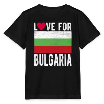 Bulgaria Souvenir - Stanley/Stella MINI CREATOR Kids’ T-Shirt - black - Front - Mikhail (115cm)