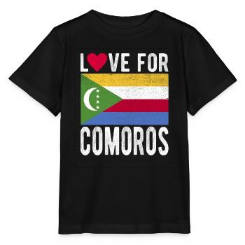 Komoros Souvenir - T-shirt bio MINI CREATOR Stanley/Stella Enfant - noir - Devant - Mikhail (115cm)