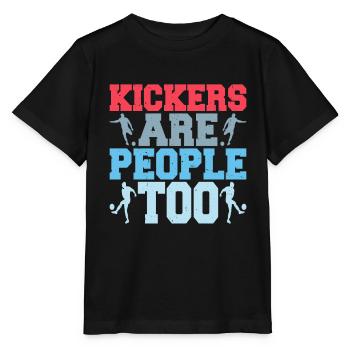 Kickers Are People Too 22 - Stanley/Stella MINI CREATOR Kids’ T-Shirt - black - Front - Mikhail (115cm)