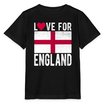 Angleterre Souvenir - T-shirt bio MINI CREATOR Stanley/Stella Enfant - noir - Devant - Mikhail (115cm)