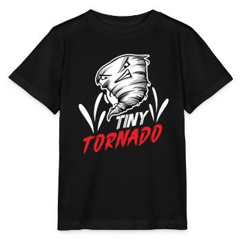 Météorologie-kindertornado-sturm, Der Sturm-fan - T-shirt bio MINI CREATOR Stanley/Stella Enfant - noir - Devant - Mikhail (115cm)