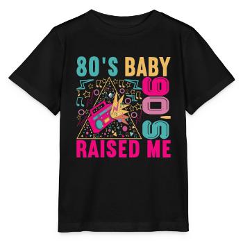 90s 90s 90s Party - Stanley/Stella MINI CREATOR Kids’ T-Shirt - black - Front - Mikhail (115cm)