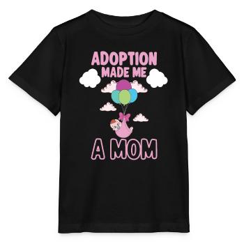 Lustige Adoptions-adoptions-tagesgeschenke - Stanley/Stella Kinder T-Shirt MINI CREATOR  - Schwarz - Vorne - Mikhail (115cm)