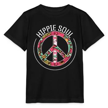 hippie seele - Stanley/Stella Kinder T-Shirt MINI CREATOR  - Schwarz - Vorne - Mikhail (115cm)