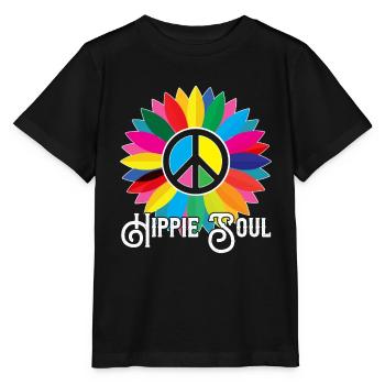 hippie seele - Stanley/Stella Kinder T-Shirt MINI CREATOR  - Schwarz - Vorne - Mikhail (115cm)
