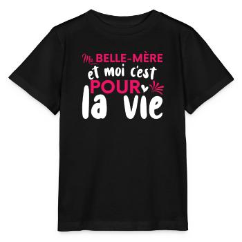 La Belle-Mère Et Moi | Belle Maman - T-shirt bio MINI CREATOR Stanley/Stella Enfant - noir - Devant - Mikhail (115cm)
