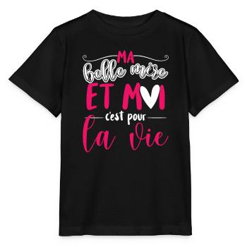 Belle Maman Belle-Fille - T-shirt bio MINI CREATOR Stanley/Stella Enfant - noir - Devant - Mikhail (115cm)