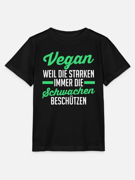 Fleischlos Vegan Pflanzlich Veganer - Stanley/Stella Kinder T-Shirt MINI CREATOR - Schwarz