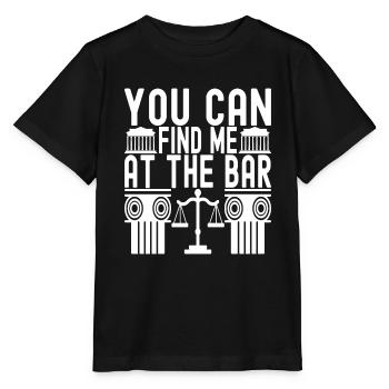 Étudiant en droit Juge Procureur de la République - T-shirt bio MINI CREATOR Stanley/Stella Enfant - noir - Devant - Mikhail (115cm)