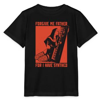 Synth Techno Music Funny Synthesizer - Stanley/Stella MINI CREATOR Kids’ T-Shirt - black - Front - Mikhail (115cm)