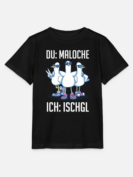 Apres Ski Party Skiurlaub Skifahrer Ischgl - Stanley/Stella Kinder T-Shirt MINI CREATOR - Schwarz