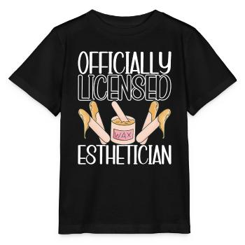 Beautician Cosmetics - Stanley/Stella MINI CREATOR Kids’ T-Shirt - black - Front - Mikhail (115cm)