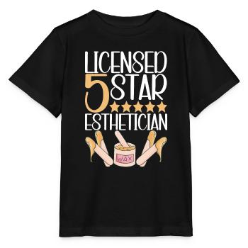 Beautician Cosmetics - Stanley/Stella MINI CREATOR Kids’ T-Shirt - black - Front - Mikhail (115cm)