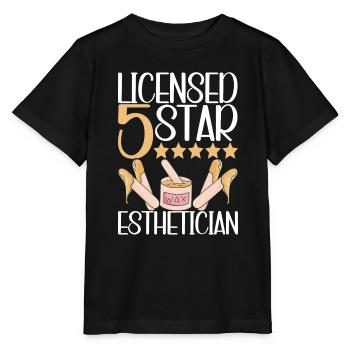 Beautician Cosmetics - Stanley/Stella MINI CREATOR Kids’ T-Shirt - black - Front - Mikhail (115cm)