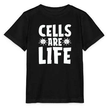 Biologie Biologe Zellen Molekularbiologe - Stanley/Stella Kinder T-Shirt MINI CREATOR  - Schwarz - Vorne - Mikhail (115cm)