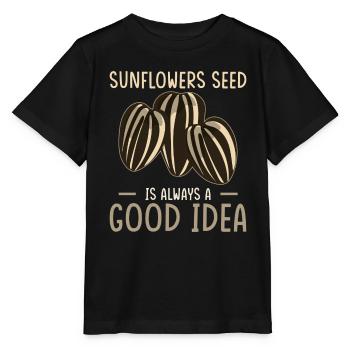 Tournesol - T-shirt bio MINI CREATOR Stanley/Stella Enfant - noir - Devant - Mikhail (115cm)