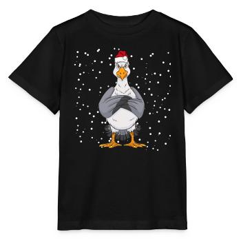 Unfreundliche Möwe Norden See Weihnachten - Stanley/Stella Kinder T-Shirt MINI CREATOR  - Schwarz - Vorne - Mikhail (115cm)