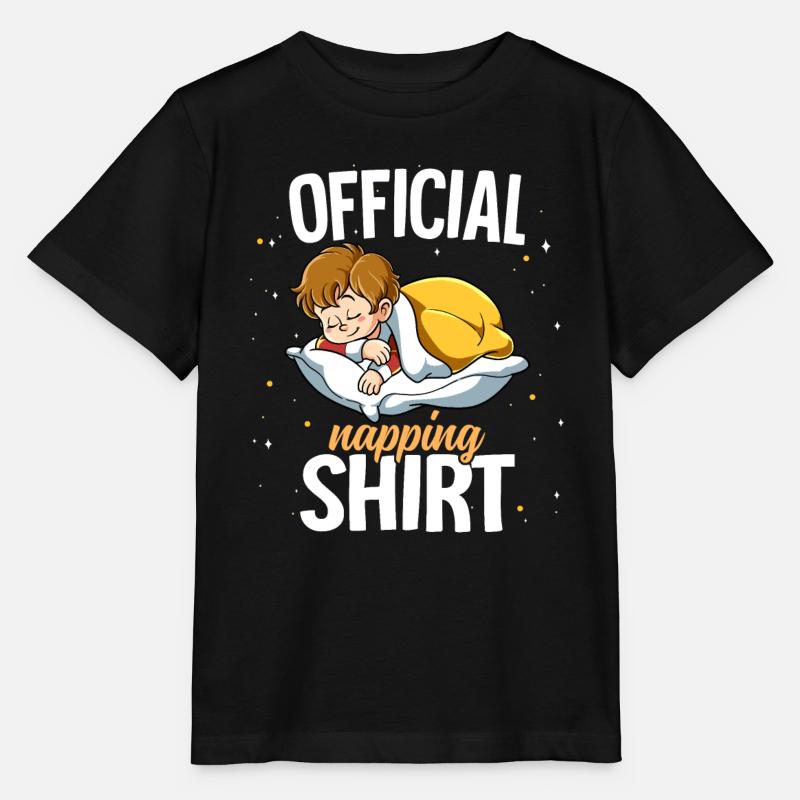 Schlafender Junge Offizielles Nickerchen - Stanley/Stella Kinder T-Shirt MINI CREATOR  - Schwarz