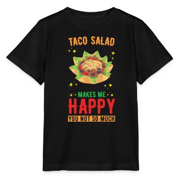 Taco Salad - Stanley/Stella MINI CREATOR Kids’ T-Shirt - black - Front - Mikhail (115cm)