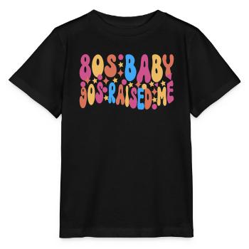 90s 90s 90s Party - Stanley/Stella MINI CREATOR Kids’ T-Shirt - black - Front - Mikhail (115cm)