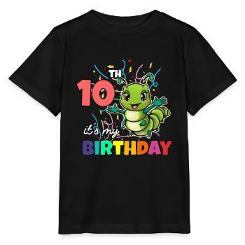 Chenille - T-shirt bio MINI CREATOR Stanley/Stella Enfant - noir - Devant - Mikhail (115cm)