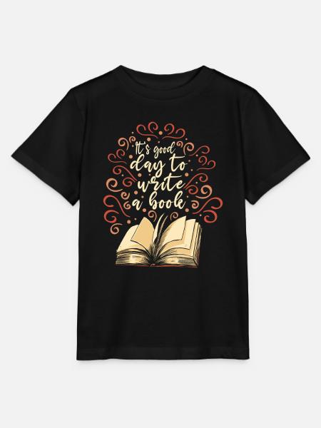 Pisanie książki Autor powieściopisarz - Stanley/Stella T-shirt MINI CREATOR til børn - sort