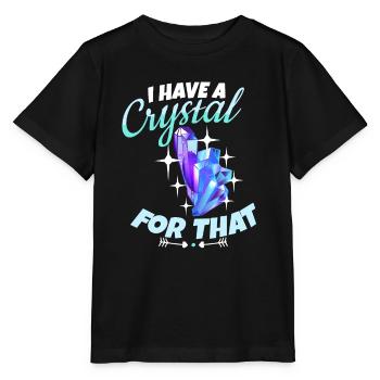 Cristaux et pierres de guérison par les cristaux - T-shirt bio MINI CREATOR Stanley/Stella Enfant - noir - Devant - Mikhail (115cm)