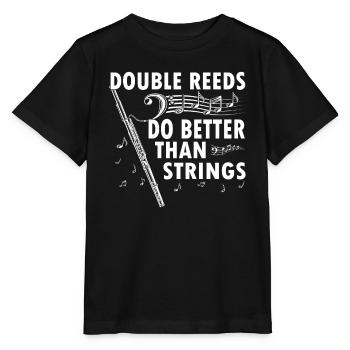 Holzblasinstrument Musik Bassoonist - Stanley/Stella Kinder T-Shirt MINI CREATOR  - Schwarz - Vorne - Mikhail (115cm)