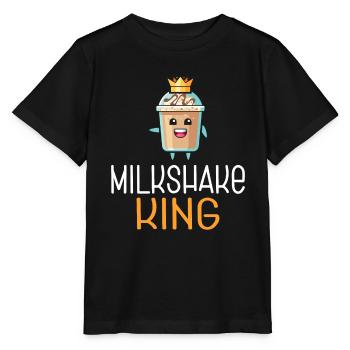 I love Milkshakes Milkshake Gift - Stanley/Stella MINI CREATOR Kids’ T-Shirt - black - Front - Mikhail (115cm)