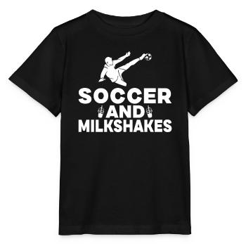 I love Milkshakes Milkshake Gift - Stanley/Stella MINI CREATOR Kids’ T-Shirt - black - Front - Mikhail (115cm)