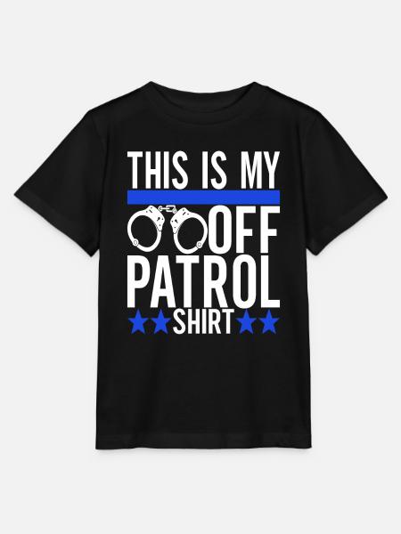 Polizei Polizist - Stanley/Stella Kinder T-Shirt MINI CREATOR  - Schwarz