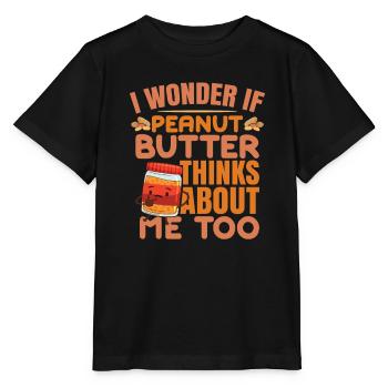 Peanut Butter - Stanley/Stella MINI CREATOR Kids’ T-Shirt - black - Front - Mikhail (115cm)
