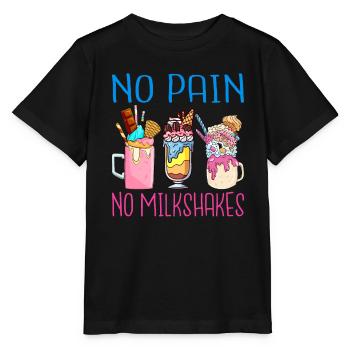Ich liebe Milchshakes Milchshake Geschenk - Stanley/Stella Kinder T-Shirt MINI CREATOR  - Schwarz - Vorne - Mikhail (115cm)