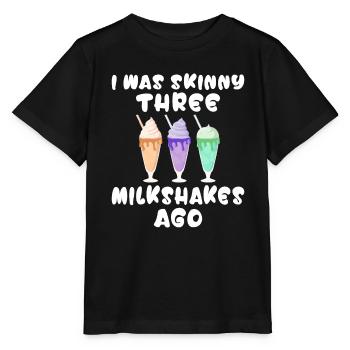 Ich liebe Milchshakes Milchshake Geschenk - Stanley/Stella Kinder T-Shirt MINI CREATOR  - Schwarz - Vorne - Mikhail (115cm)