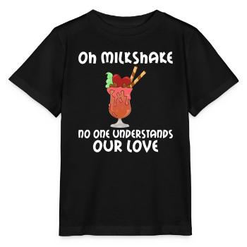 Ich liebe Milchshakes Milchshake Geschenk - Stanley/Stella Kinder T-Shirt MINI CREATOR  - Schwarz - Vorne - Mikhail (115cm)