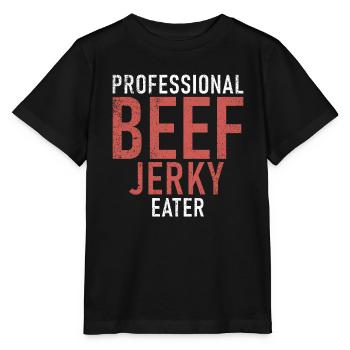 Beef Jerky Gift Beef Jerky Lover - Stanley/Stella MINI CREATOR Kids’ T-Shirt - black - Front - Mikhail (115cm)