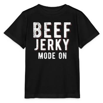 Beef Jerky Gift Beef Jerky Lover - Stanley/Stella MINI CREATOR Kids’ T-Shirt - black - Front - Mikhail (115cm)