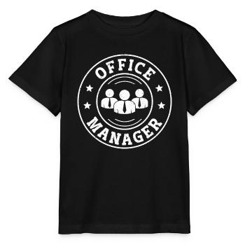 Chef de bureau d’administration - T-shirt bio MINI CREATOR Stanley/Stella Enfant - noir - Devant - Mikhail (115cm)