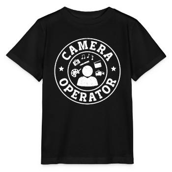Artist Camera Operator - Stanley/Stella Kinder T-Shirt MINI CREATOR  - Schwarz - Vorne - Mikhail (115cm)