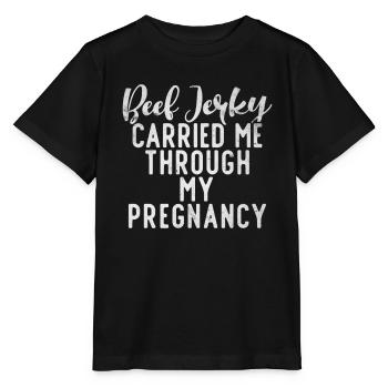 Beef Jerky Gift Beef Jerky Lover - Stanley/Stella MINI CREATOR Kids’ T-Shirt - black - Front - Mikhail (115cm)