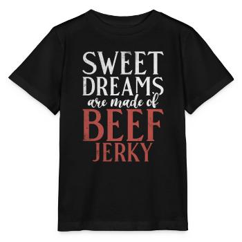 Beef Jerky Gift Beef Jerky Lover - Stanley/Stella MINI CREATOR Kids’ T-Shirt - black - Front - Mikhail (115cm)